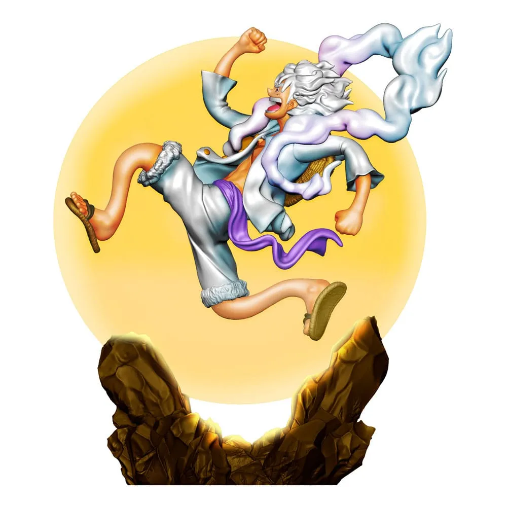 One Piece Petitrama PVC Mini Statue Logbox Re Birth Gear Fifth Special Set 9 cm - 1 Unidade